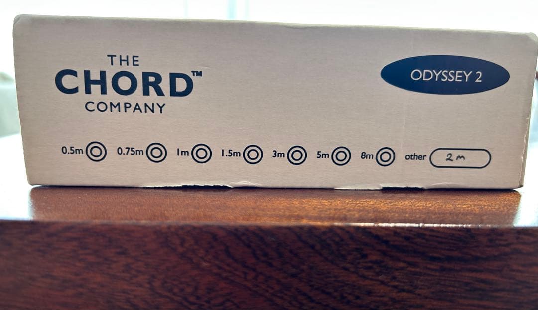 【未使用品】CHORD ODYSSEY2 スピーカーケーブル 2m バナナ端子