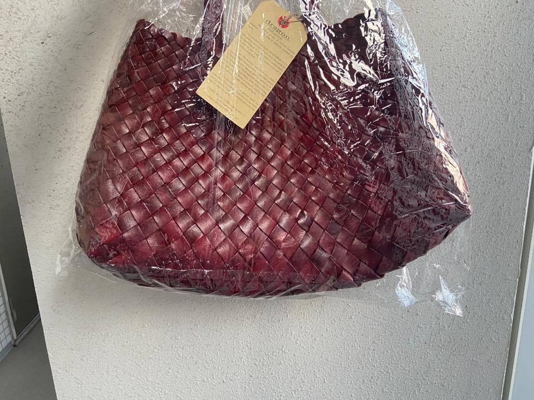 新品 レザーかごバッグ(台形) 8893_SANTA .CROCE SMALL