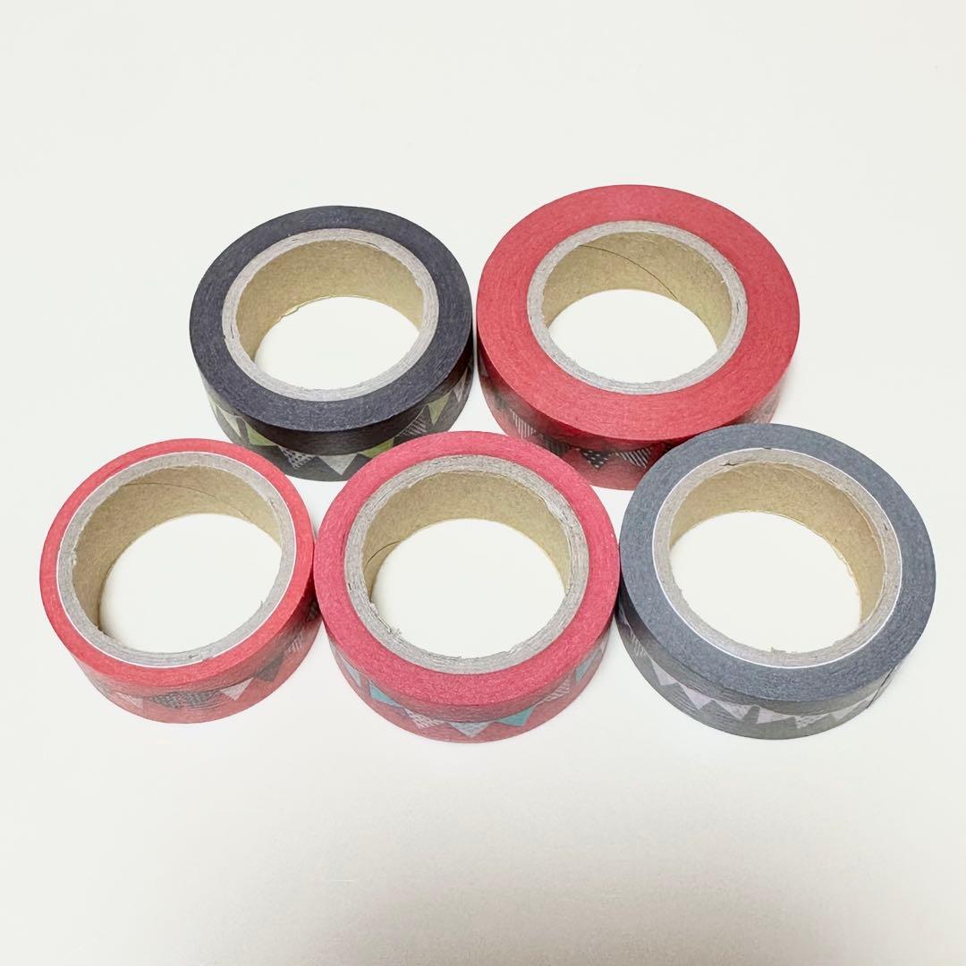 マークス 廃盤マスキングテープ ガーランド 5本セット 中古