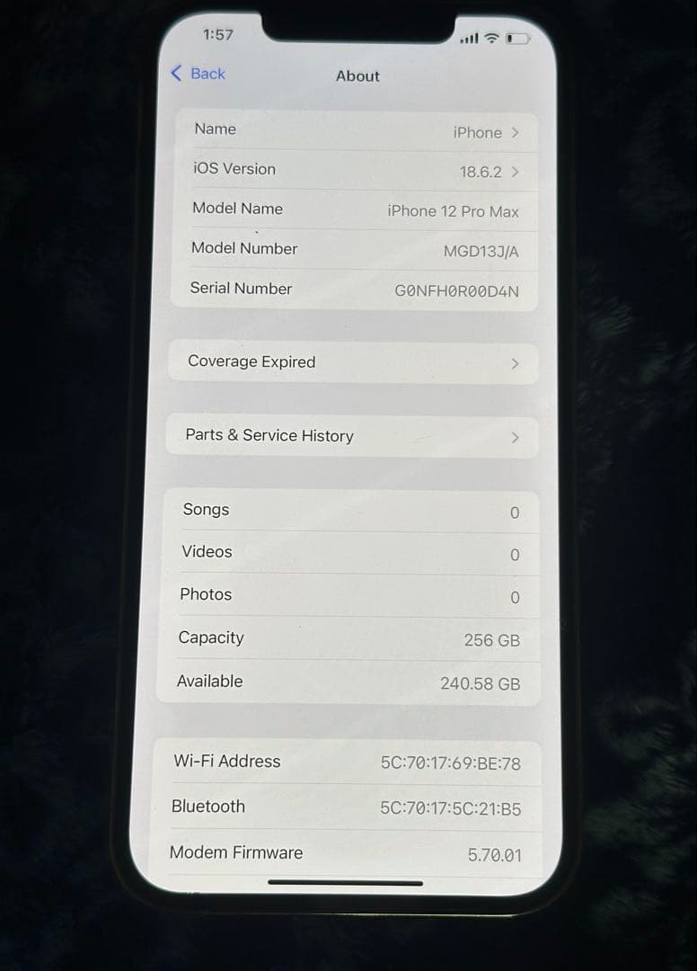 iPhone 12 Pro Max ゴールド 256GB