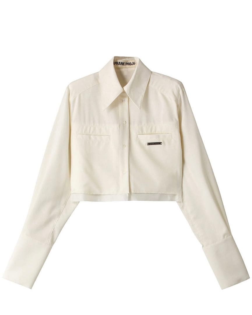 prank project マルチファブリックショートシャツ ホワイト