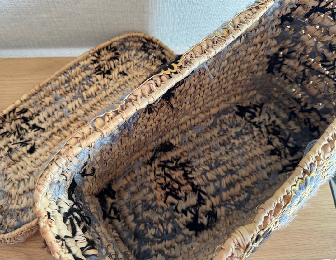 かぎ編みバスケット収納