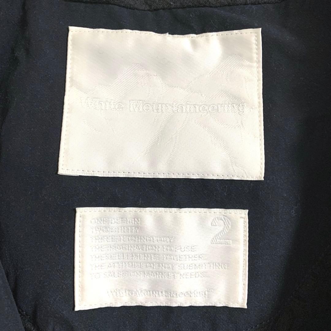 【名作】ホワイトマウンテニアリング ウェザーマイクロピーチ モッズコート