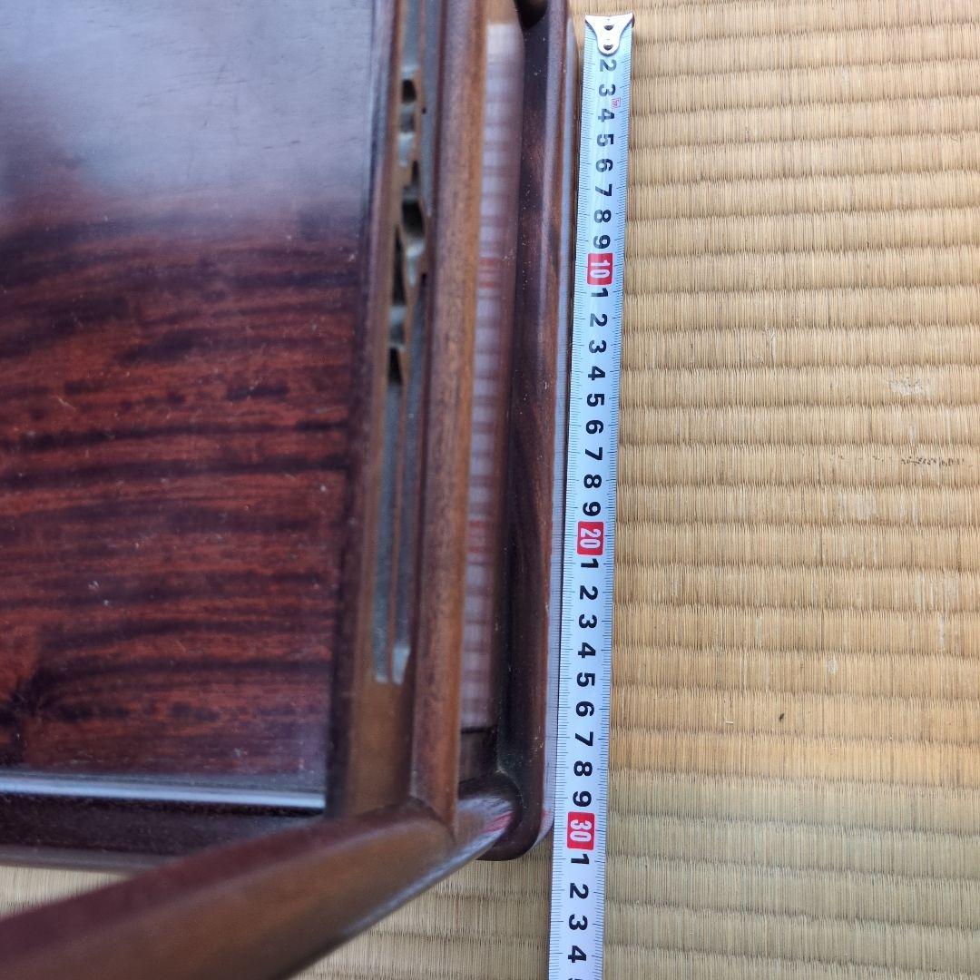 昭和レトロ 茶箪笥 シェルフ 唐木茶棚　飾り棚 アンティーク