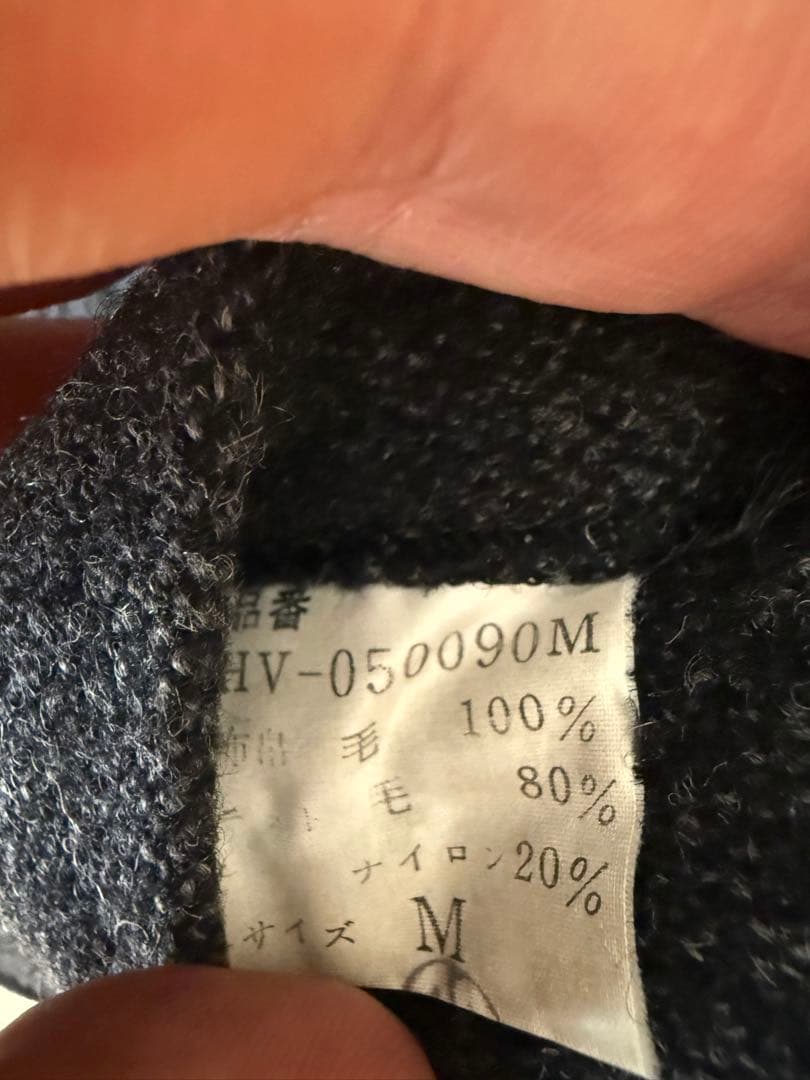 コムデギャルソンオム　デカオム　80s ツイードベスト　サイズM