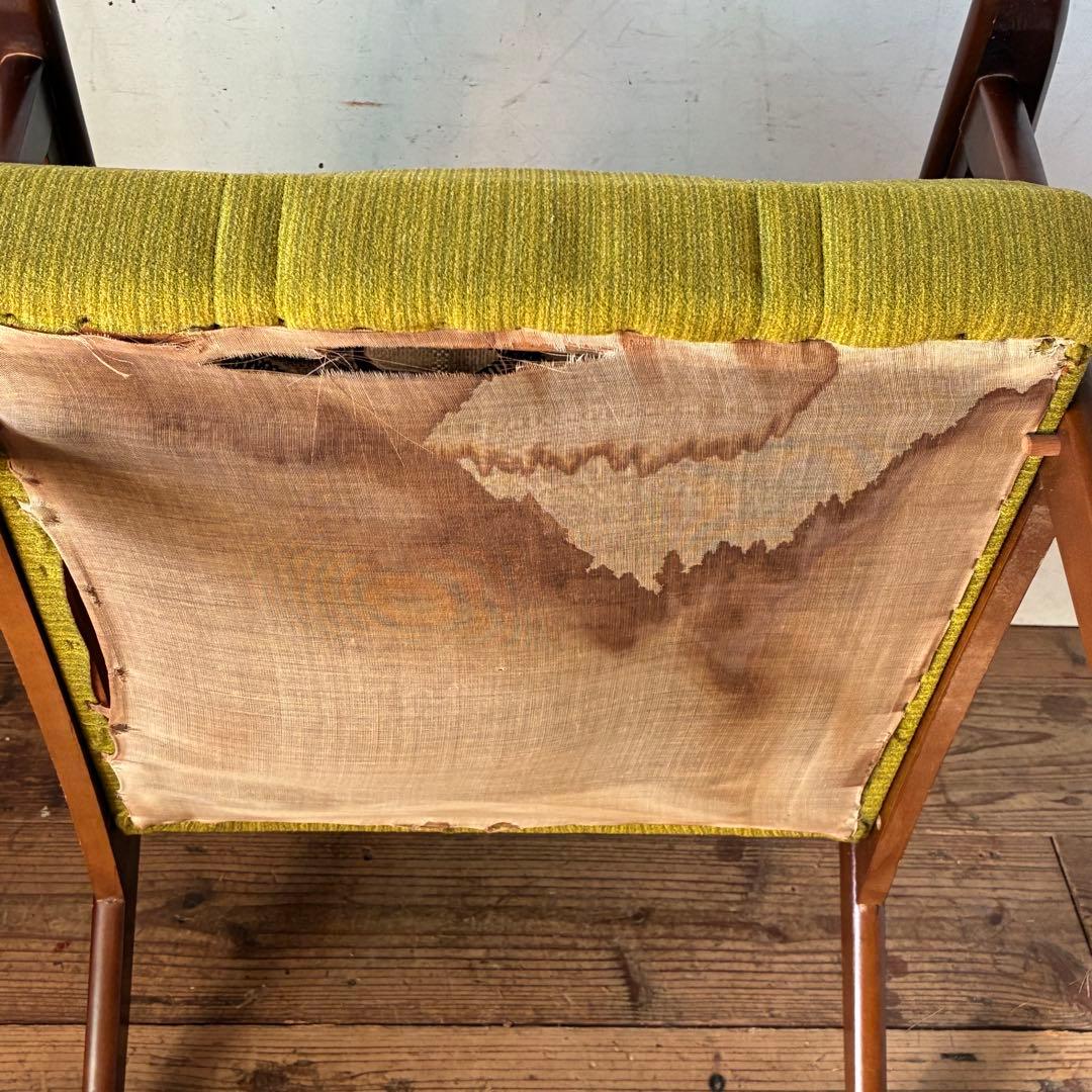 国産ヴィンテージ レトロ 1人掛けソファ ミッドセンチュリー ②