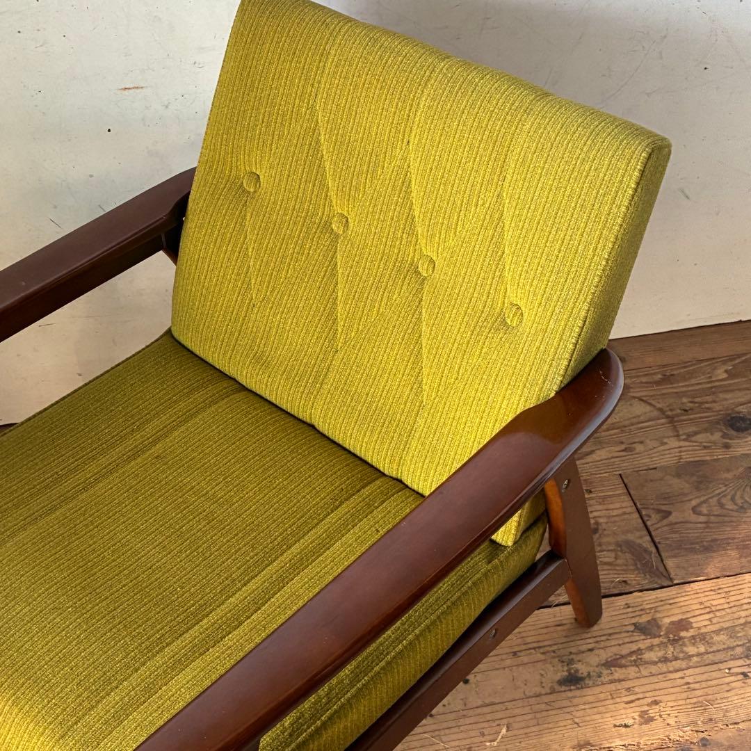 国産ヴィンテージ レトロ 1人掛けソファ ミッドセンチュリー ②