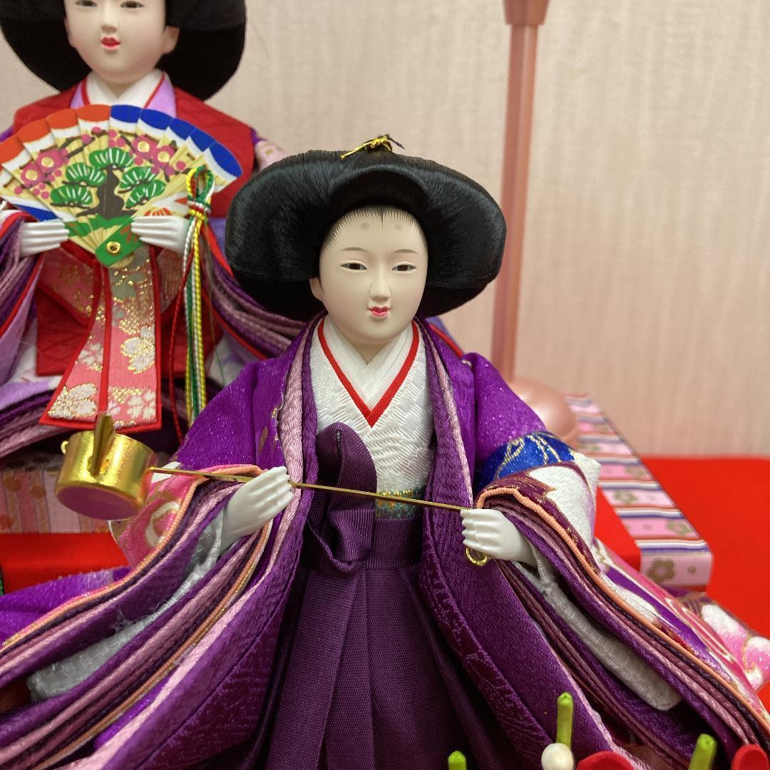 K16 　雛五人ケース　巾61㎝位　ひな人形アクリルケース　ひな人形ケース入り