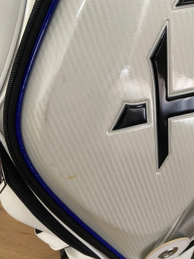 XXIO キャディバッグ ホワイト　ゴルフ　ゴルフバック　ゴルフバッグ