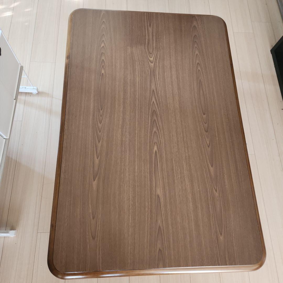 木製ブラウンこたつ約1200×800×400