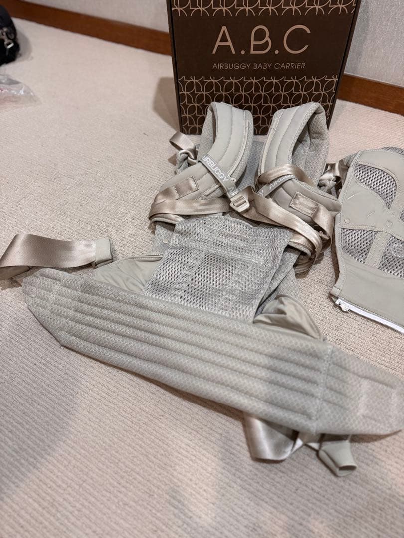 A.B.C. Airbuggy Baby Carrier サンドアッシュホワイト