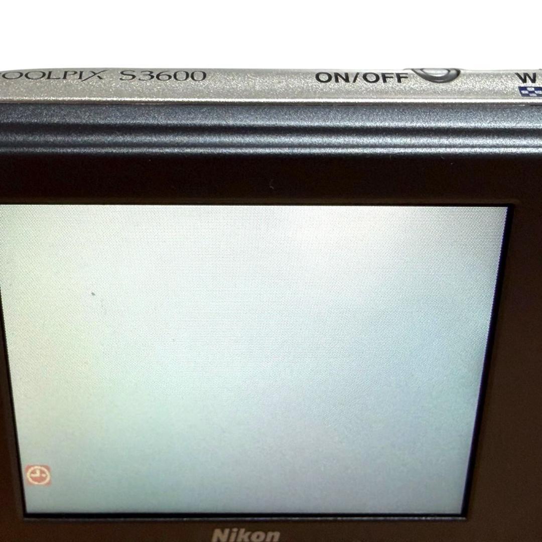 ☆美品 ニコン クールピクス S3600 クリスタルシルバー デジタルカメラ