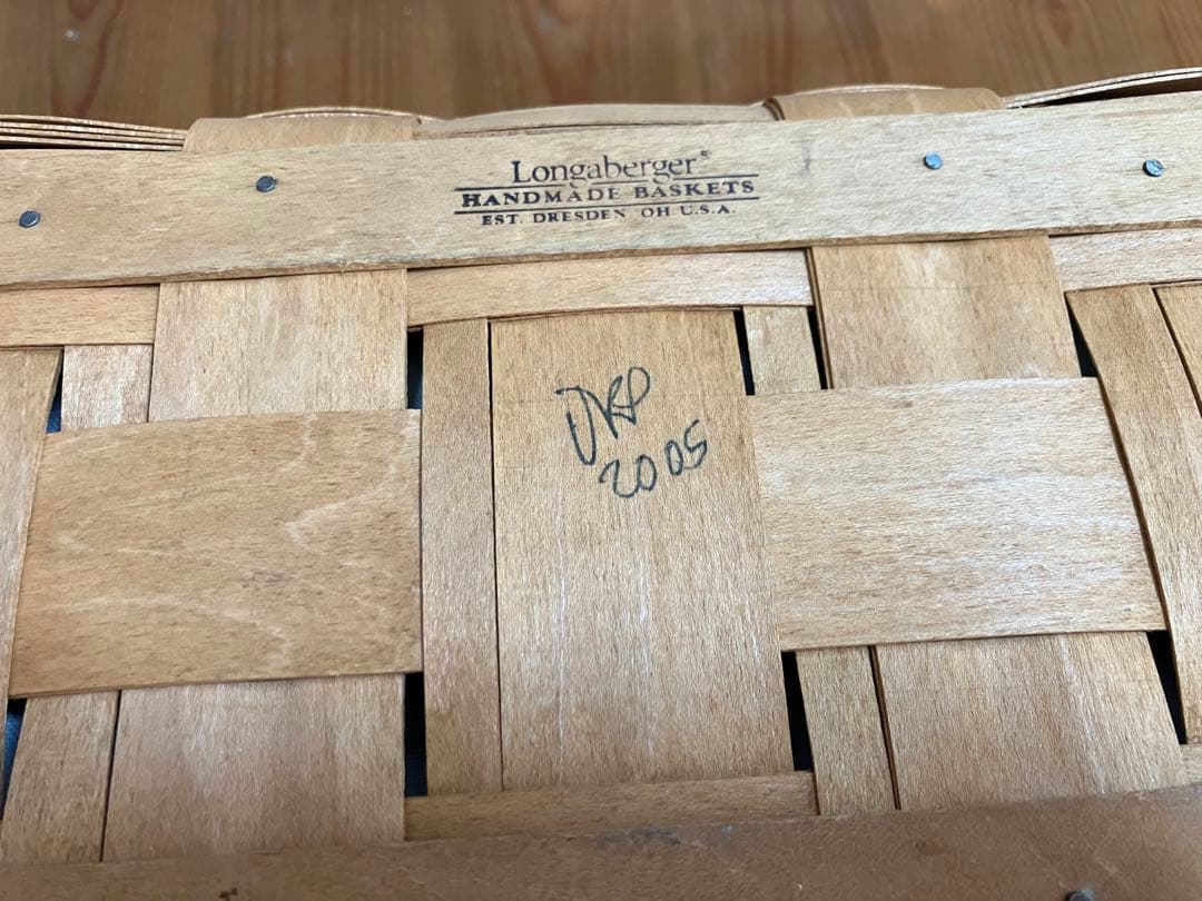 ロンガバーガー　ピクニック　ケーキ　バスケット　ボタニカル柄