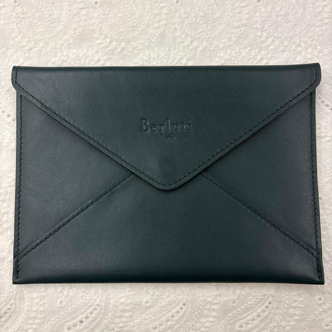 Berluti レザー封筒型ポーチ　2色セット