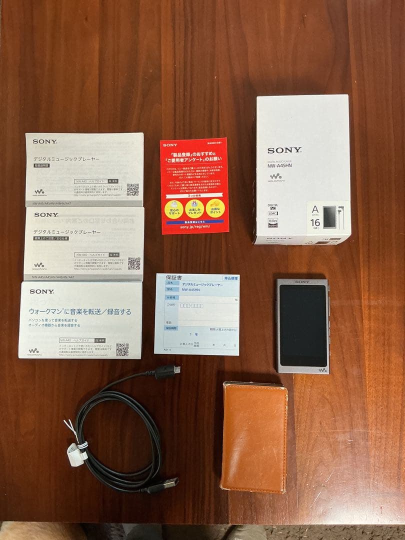 SONY NW-A45HN 16GB デジタルオーディオプレーヤー　SD64G付