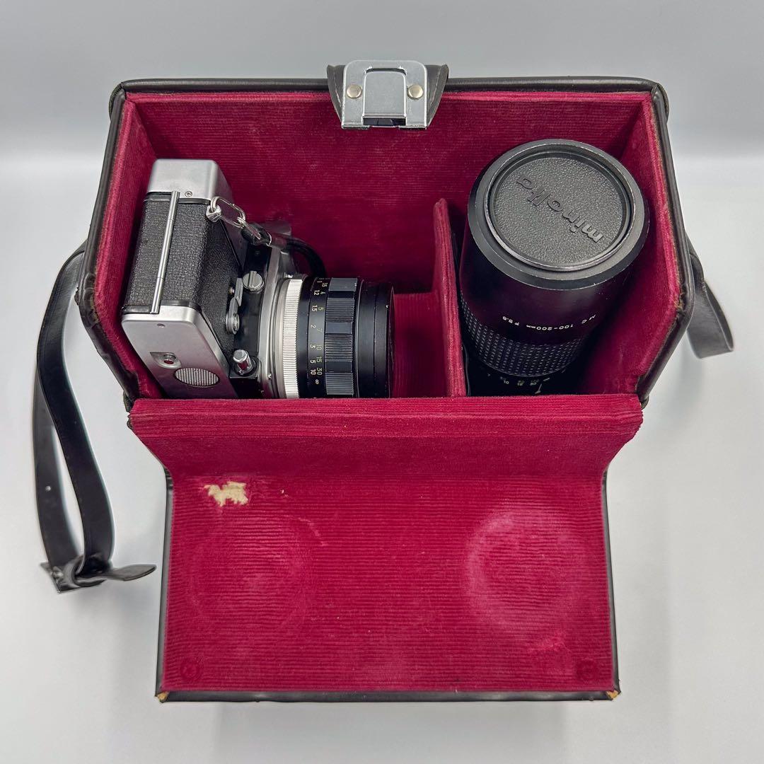 フィルムカメラ MINOLTA SRT101 58mm + 28mm + 100-200mm