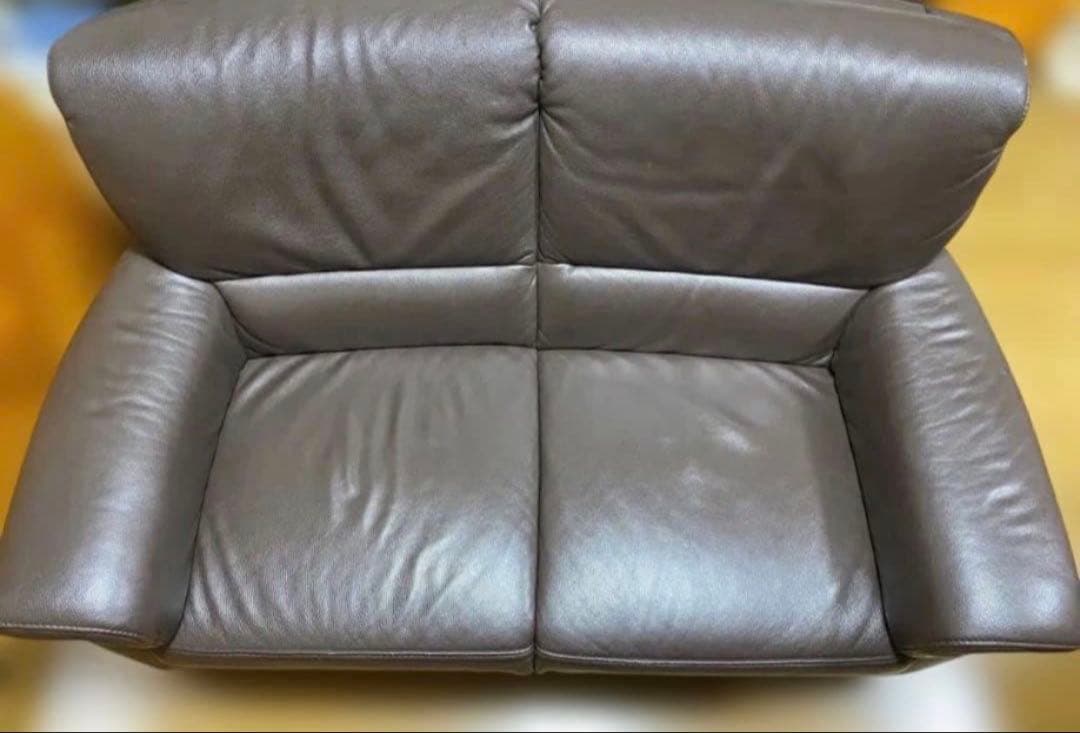 ドイツ製 天然本革 himolla ヒモラ 2人掛け