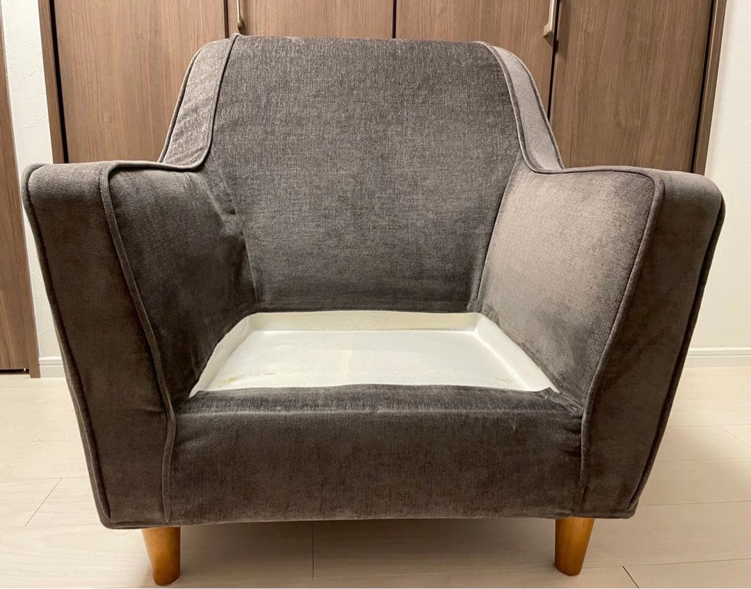 NOCE ノーチェ ベルベットシングルソファTD1914 1人掛け