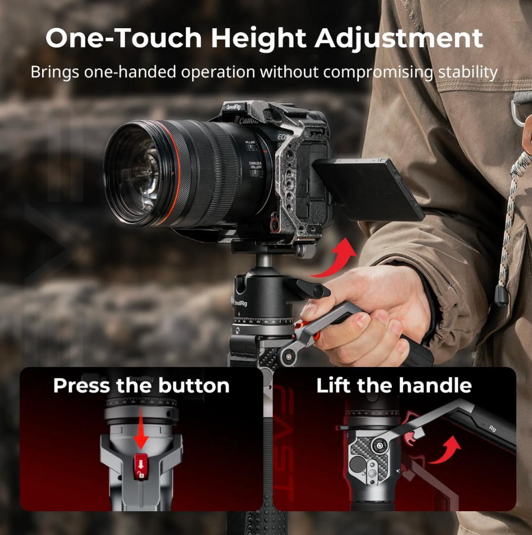 値下げ！ SmallRig カーボンファイバー 一脚