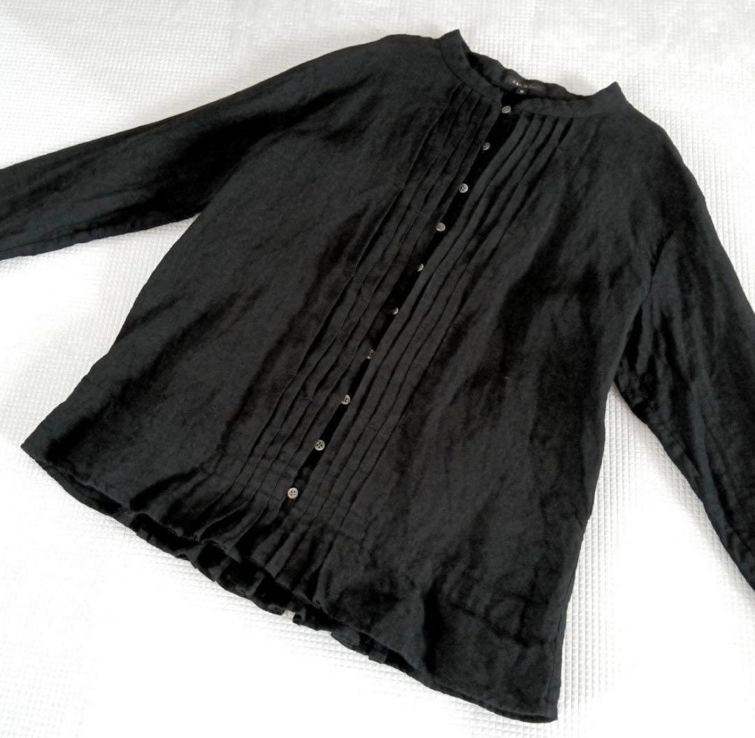 オールドマンズテーラーR&D.M.Co-リネンタックギャザーブラウスシャツ