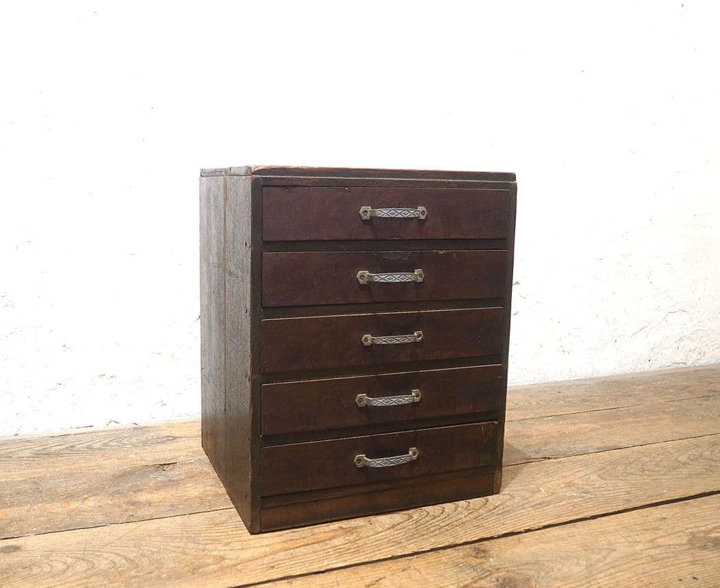 1290 ヴィンテージ　小引き出し　書類ケース　収納棚　古家具　古道具　レトロ