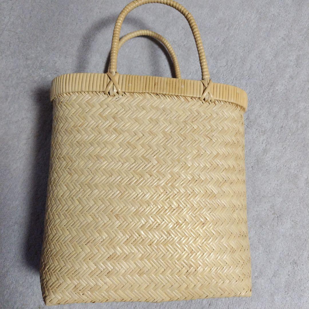 鳥越竹細工竹かごバック