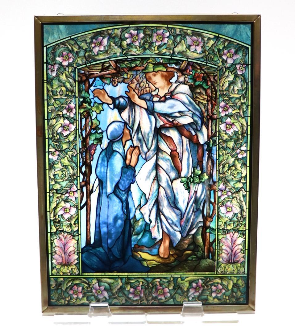 アーリントンストリート教会 大型 ヴィンテージ ステンドグラス マリアへの告知