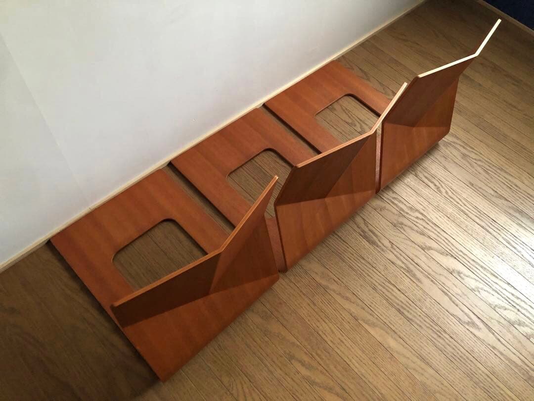 天童木工 プライウッド 座椅子 3脚セット 民芸 ジャパニーズモダン 古民家