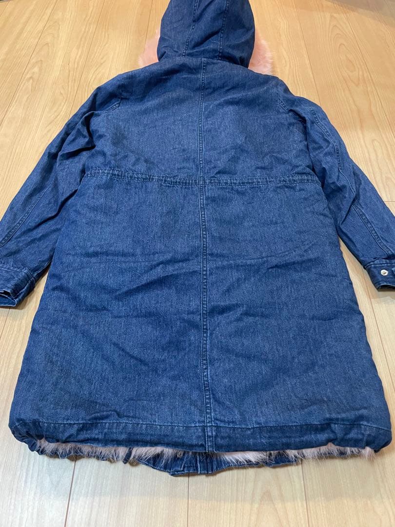 新品・未使用 エミリアウィズ ファーデニムモッズコート(M) EmiriaWiz