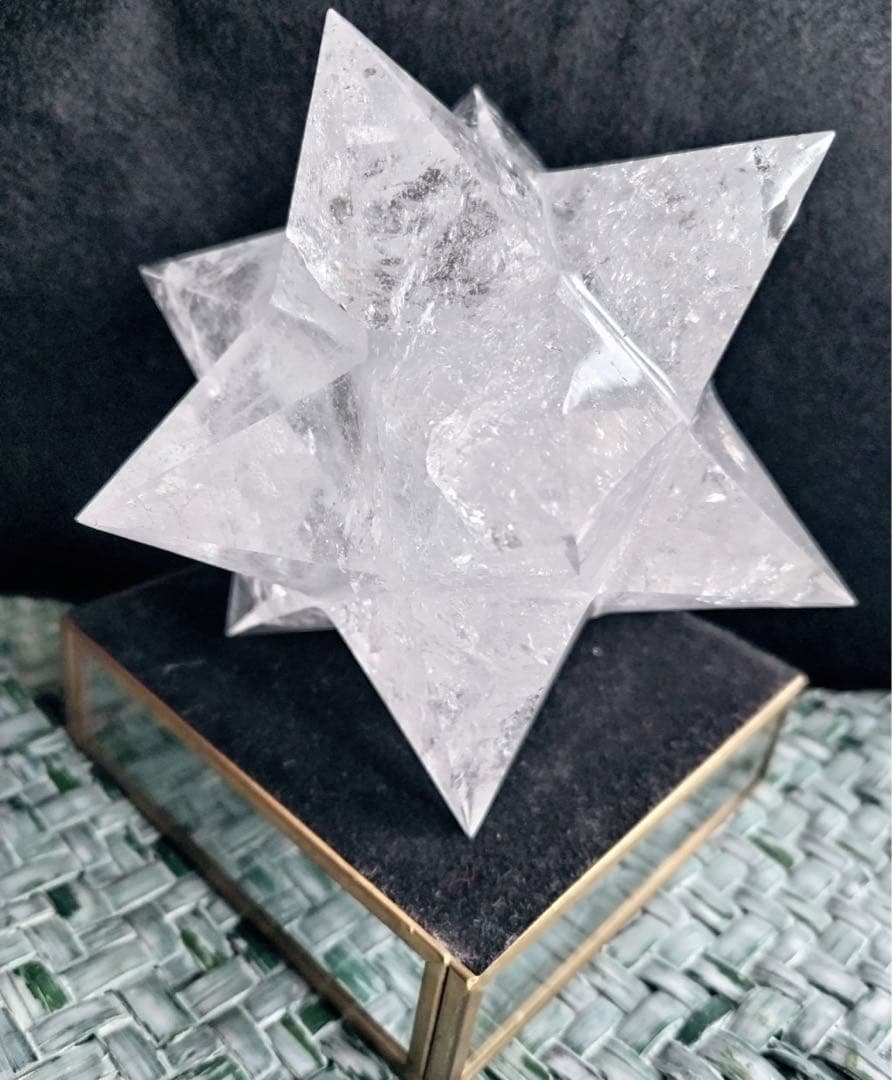 レムリアン水晶アステロイド 最長幅10.9cm 、約543g