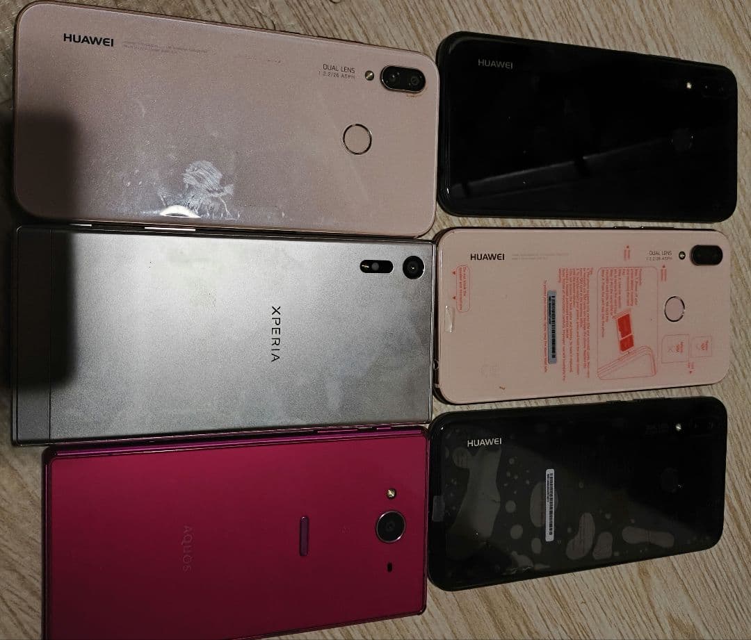 Huawei Xperia スマートフォン本体 6台セット