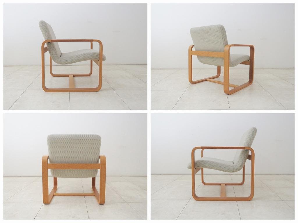 天童木工 松村勝男 イージーチェア ジャパニーズモダン シングルソファ ②