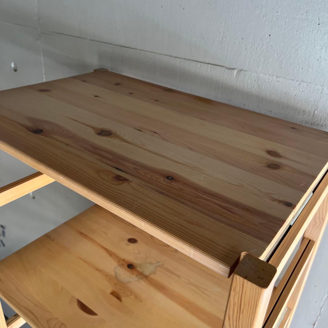 m★無印 パイン材ユニットシェルフ・５８ｃｍ幅・大