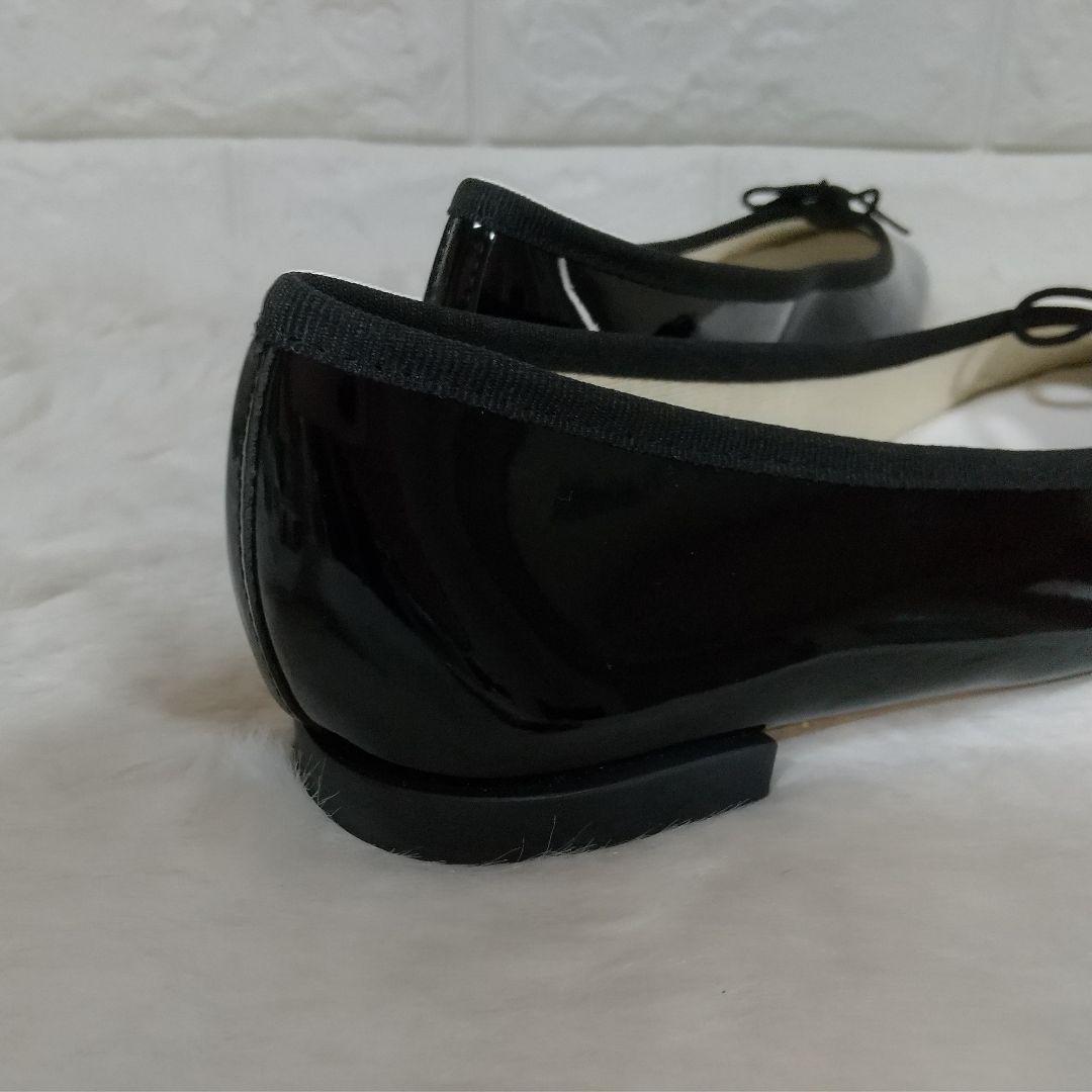 新品　レペット　バレエシューズ　パンプス　フラット 雨天対応　ブラック　23