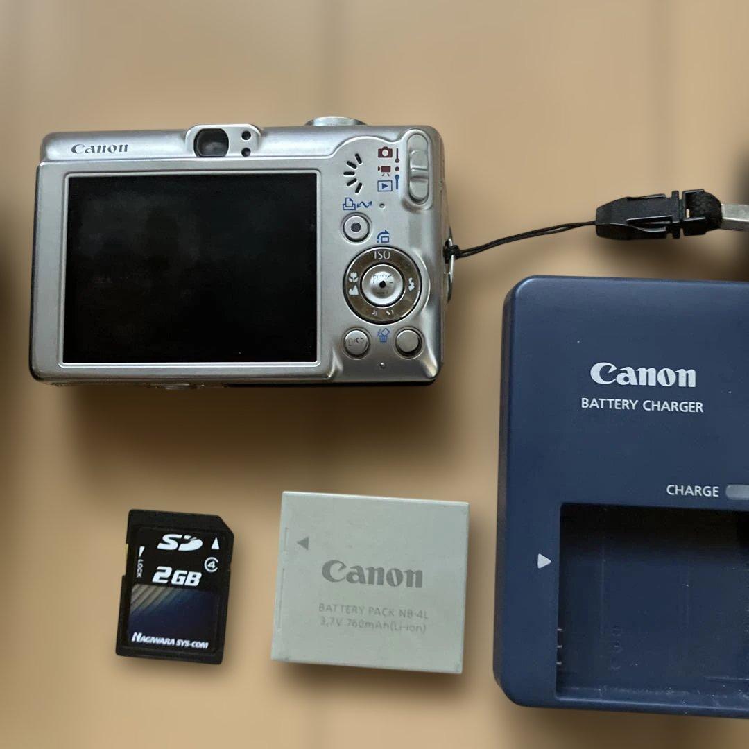 Canon IXY DIGITAL 70 本体 + バッテリー + ケース