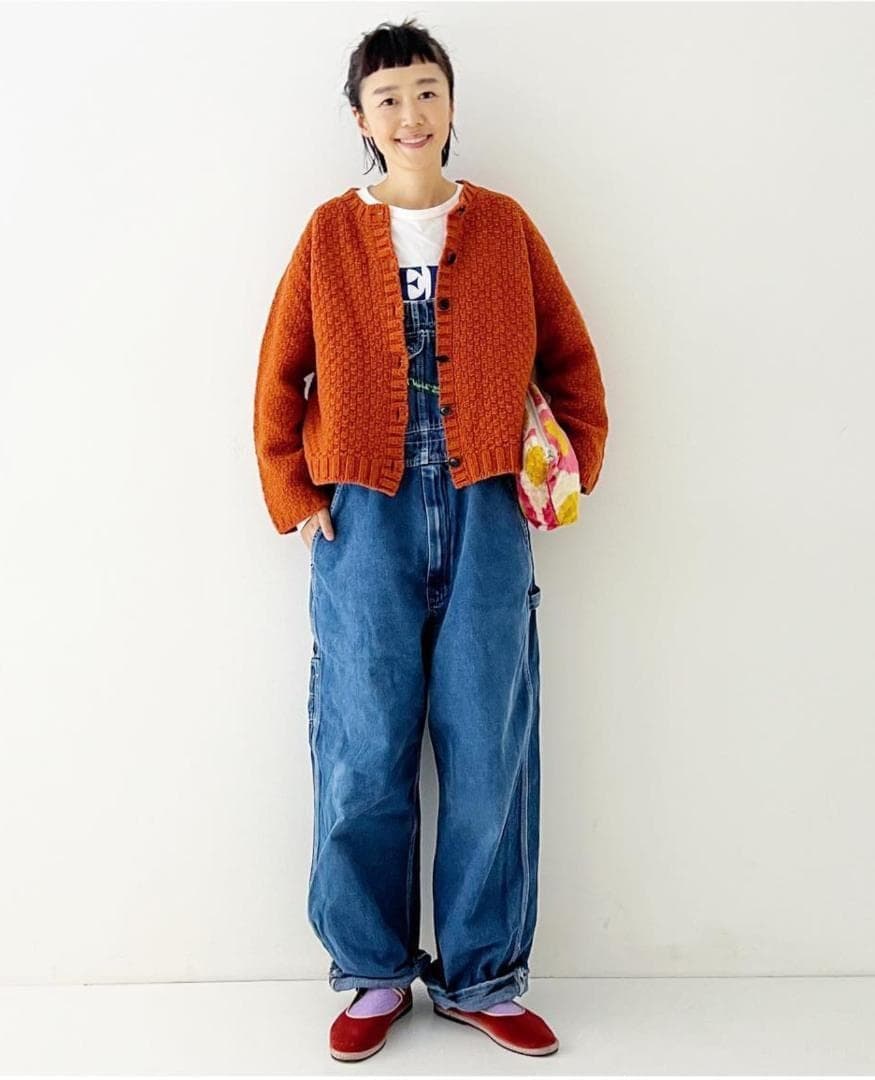 2023AW nest Robe ウールツイードニットカーディガン タグつき