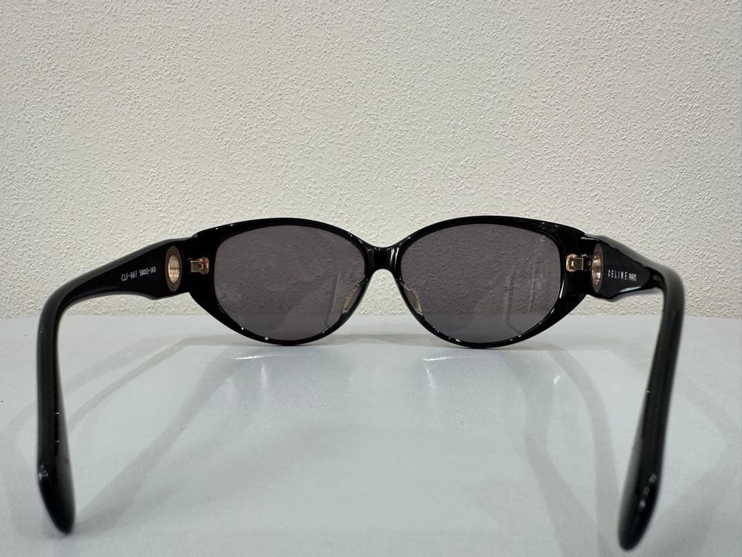 【美品】CELINE セリーヌ ヴィンテージサークルロゴブラック レディース