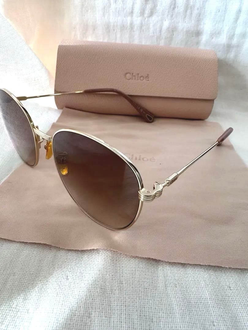 【超美品】Chloé ブラウン サングラス ケース付き
