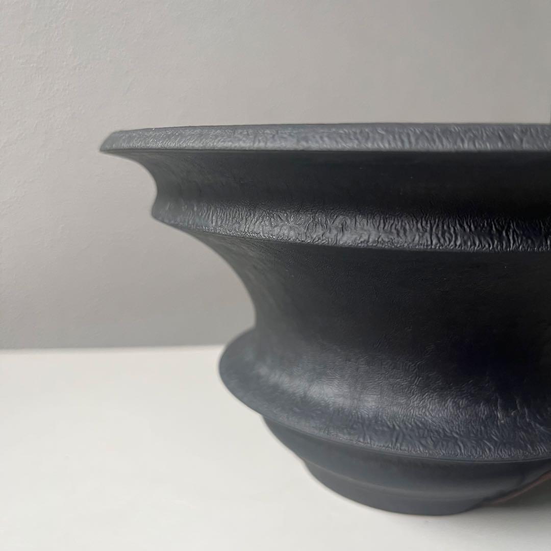 【未使用】カタチ製作所　レザーブラック　ドリッパー Low L