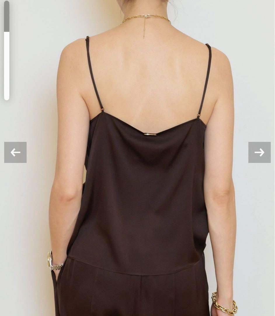 【新品】Deuxieme classe *SILK SATIN キャミソールAP