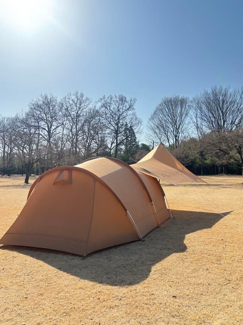 【廃盤】IGNIO イグニオ トンネルテント & ヘキサタープ セット 連結可能