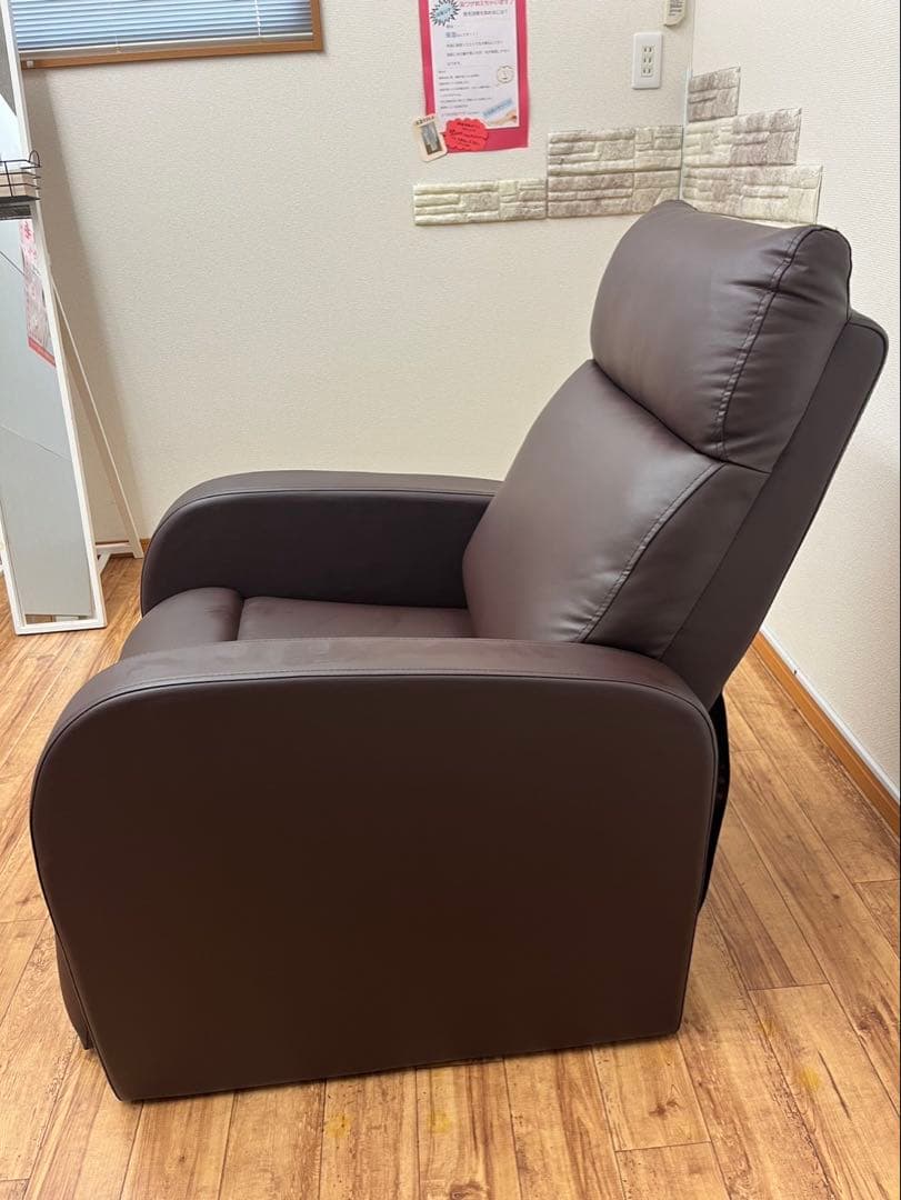 【超美品】ブラウン リクライニングチェア 1人掛け　エステ