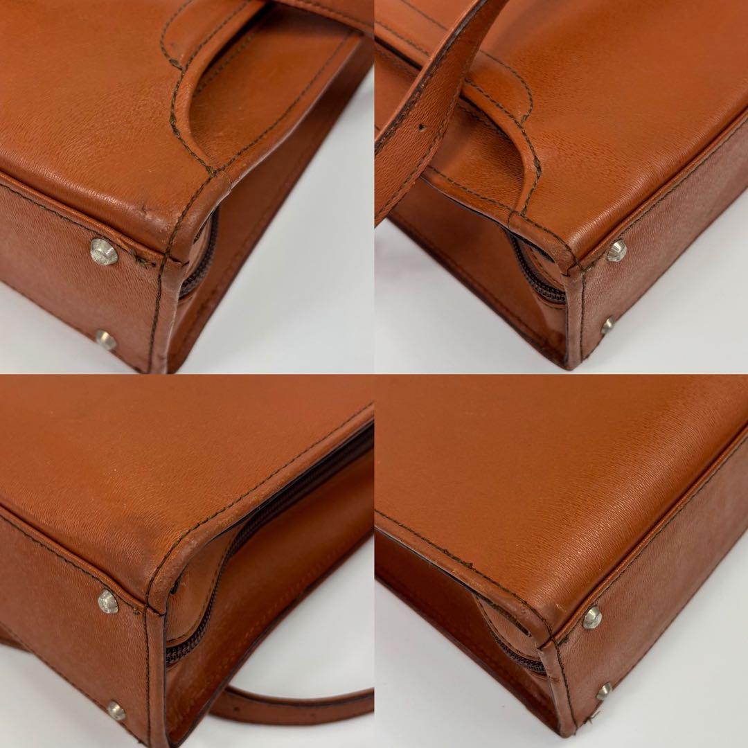 美品　アクアスキュータム マルエム 2way ビジネスバッグ クラブチェック　革