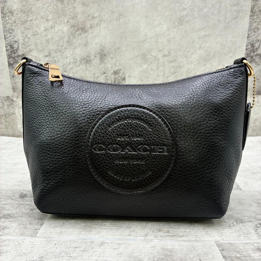 ✨美品✨コーチ　ショルダーバッグ 2way デンプシー　レザー　ブラック