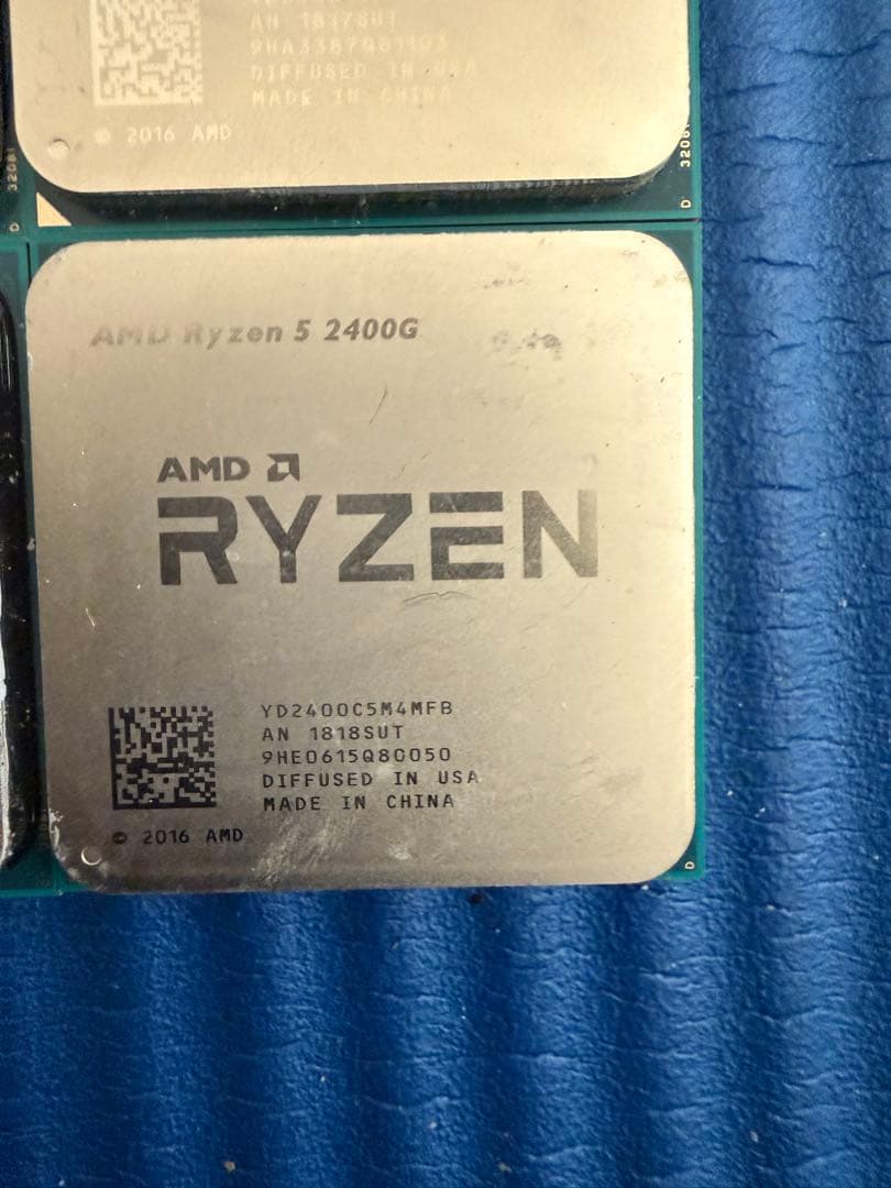 RYZEN AMD RYZEN 5 2400Gジャンク品まとめて20枚