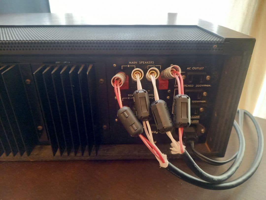 LUXMAN 505X ソリッドステートアンプ 作動品