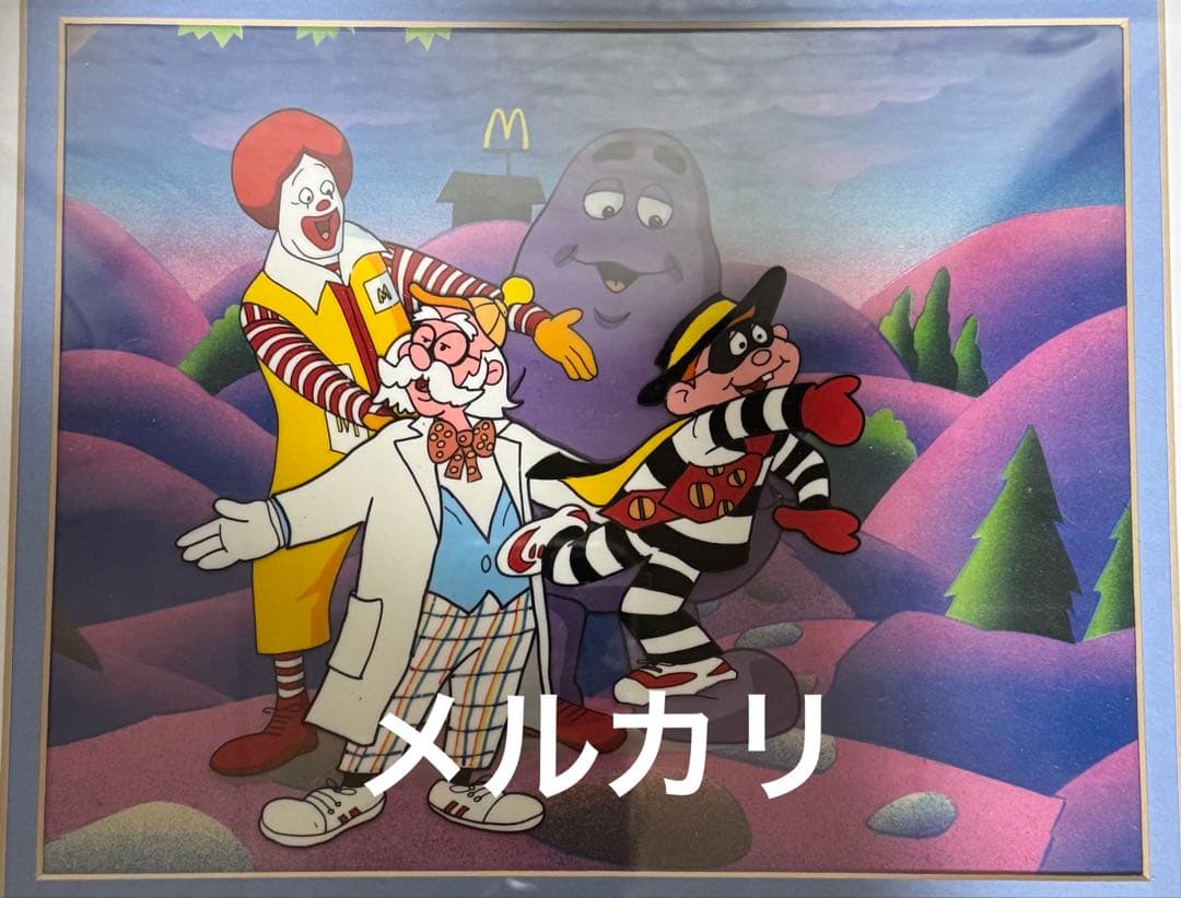 80s ヴィンテージ セル画 マクドナルド アート オリジナル 非売品 レア