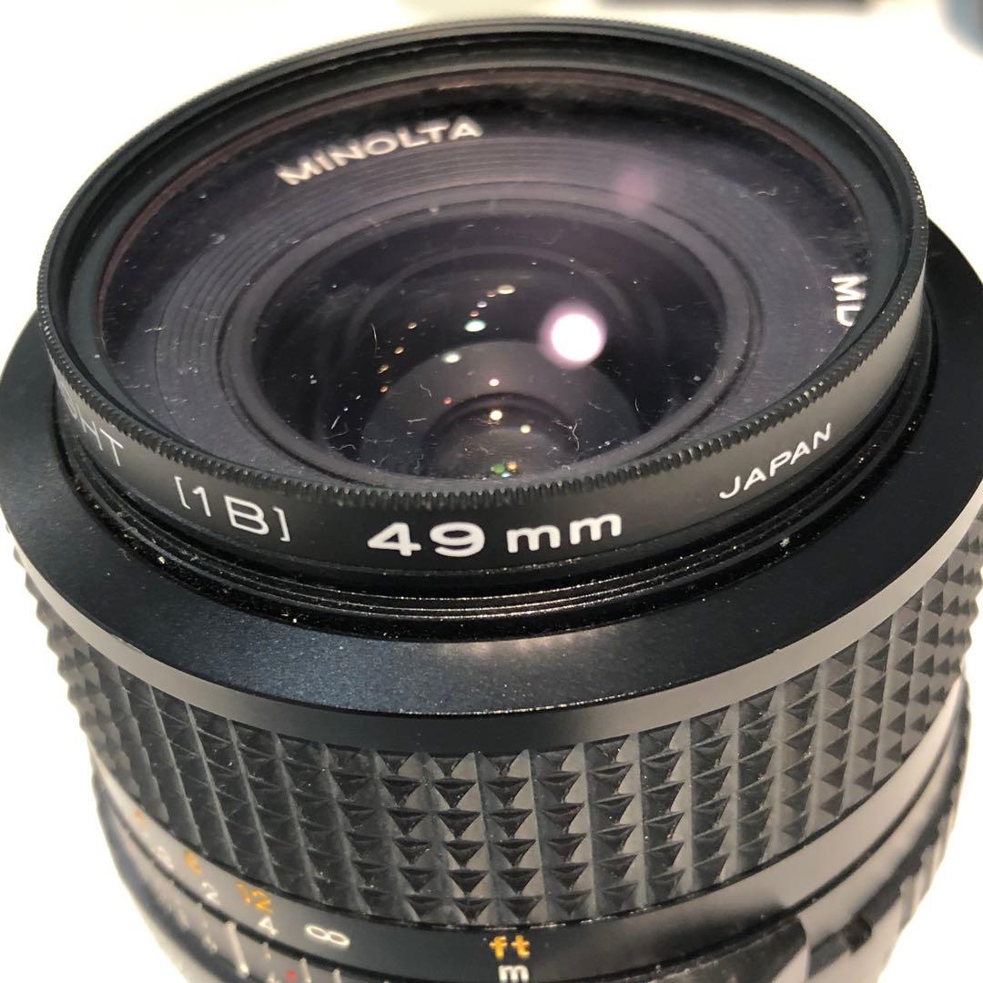 s136 Minolta X-700 一眼レフカメラ レンズ 付属品付き