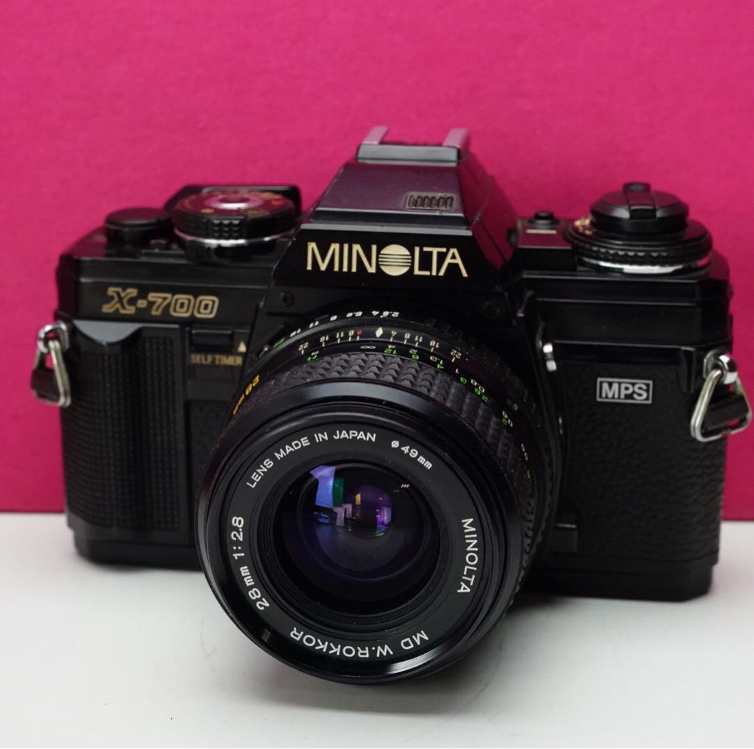 フィルムカメラ初心者に❤️単焦点28mmレンズ付❤️ミノルタX700
