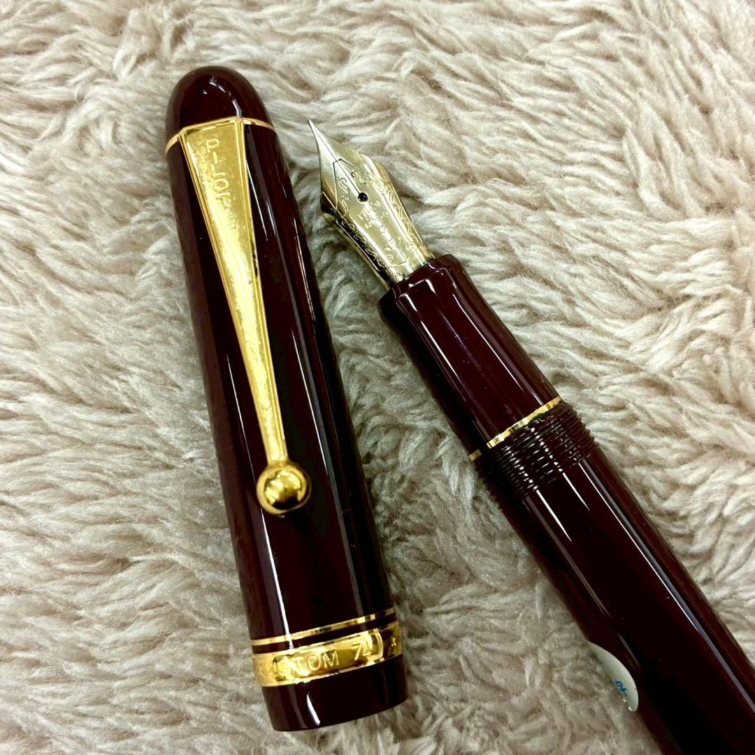 【ジャンク】PILOT パイロット 万年筆 カスタム74 14K
